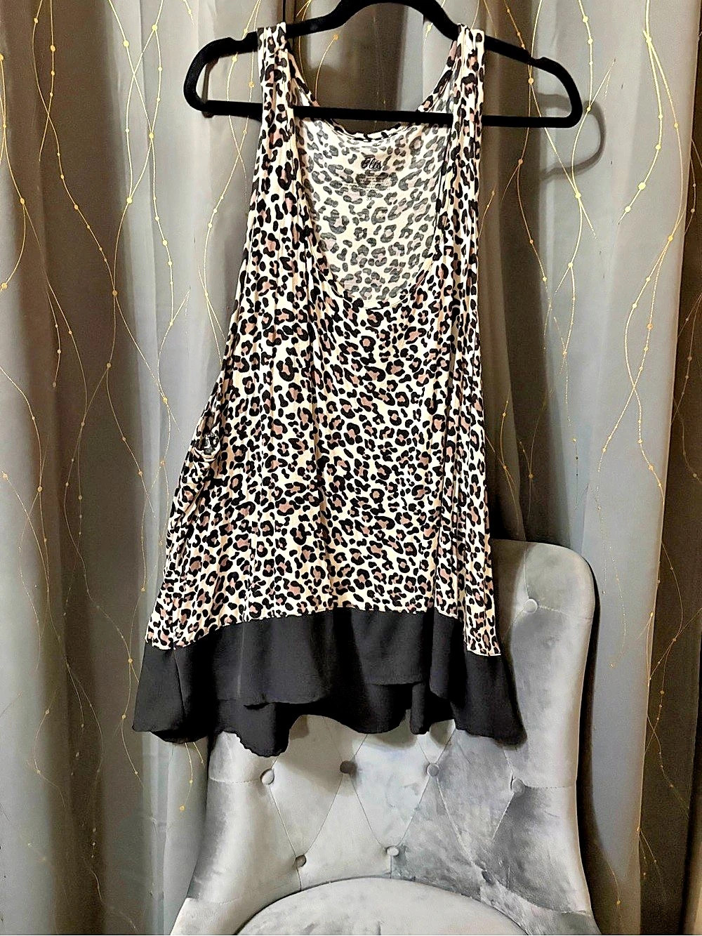 Blu Animal Print Mini Dress Size 3X Like New